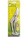 Cate's Garden Bypass Pruning Shears 8” Premium Hand Pruner - Heavy Duty SK5 High Carbon Blades – Ergonomic Angled Design for Pain-Free Cutting