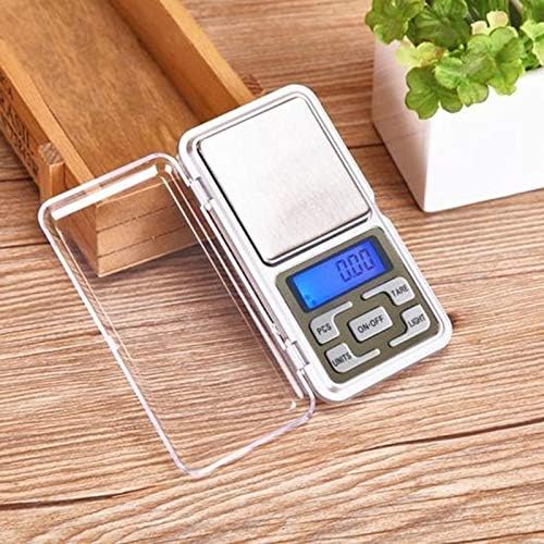 ruilinyang Mini Electronic Pocket Weight LCD Gram Digital Jewellery Scale 500g x 0.01g 0.1g(Multi-Color,200 g)