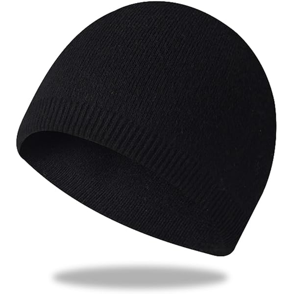 帽子 NOREMID BLACK beanie JUSDIQIR Cotton Skull Caps for Men Women, Lightweight Beanie