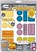 Jokari Label Once Crafts and More Erasable Labels Kit with 160 Labels, Eraser and Pen
