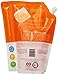 Method Liquid Dish Soap Refill, Plant-Based Dishwashing Liquid that Cuts Through Tough Grease for a Sparkling Clean, Clementine Scent, 1.06 Liter Bags, 2 Pack