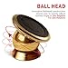 SMART & EASY Magnetic Cell Phone Holder for Car - Magnetic Cell Phone Car Mount for Truck, RV, Motorcycle, Boat, Ship, Office, Kitchen, Bedroom, Bathroom Mirror (Gold)