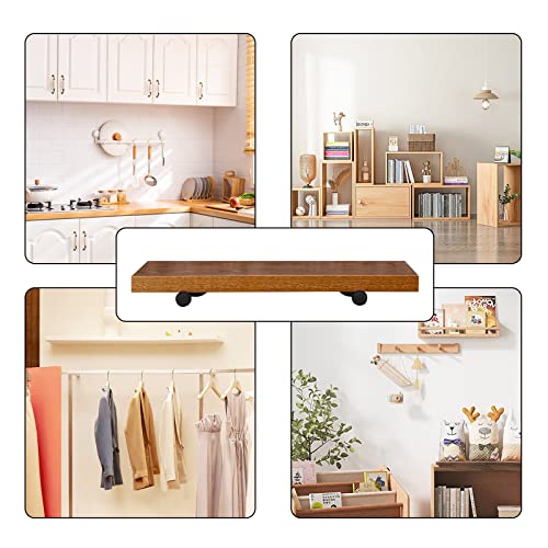 Pipe Shelf Brackets 9 inch, Industrial Floating Shelving Bracket 10