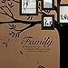 Family Like Branches On A Tree - Quote Lettering Decal Wall Decal - Black