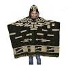 Wigwam Stijlvolle handgemaakte Mexicaanse stijl poncho met capuchon