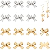 UNICRAFTALE 40Pcs 2 Colors Bowknot Charms 304 Stainless Steel Charm Gold Bowknot Pendant Bow Tie Pendants Necklace Pendant DIY Necklace Pendant Metal Charms for Earrings Bracelets Jewelry Making