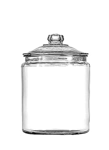 Anchor Hocking Heritage Hill Glass 0.5 Gallon Storage Jar, Set of 1
