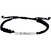 Personalized Gymnastics Bracelet – Engraved Adjustable Rope Bracelet – Stainless Steel Gymnastics Jewelry Gift for Teams & Coaches