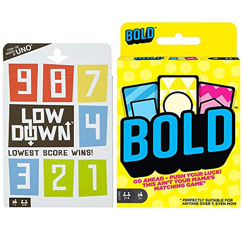 Mattel Games Low Down & Bold Family Card Game Pricepulse