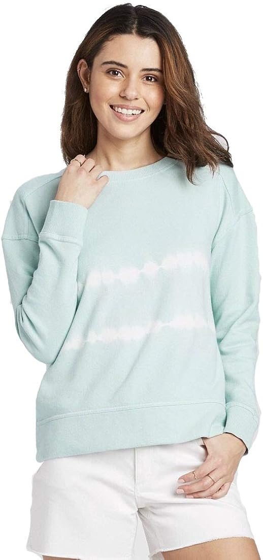 Universal Thread Women's Crewneck Sweatshirt (Teal/White