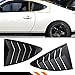 Cuztom Tuning Fits for 2013-2019 Scion FR-S/Toyota 86 & Subaru BRZ ABS 1/4 Quarter Panel Side Vent Window Louver Covers