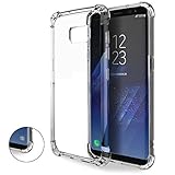 Galaxy S8 Plus Case Clear [1.5mm thick], Casesay [Drop Cushion] [Crystal Clear] Soft PC TPU Bumper Slim Protective Case Cover with Raised Bezels for Samsung Galaxy S8 Plus 2017 (clear)