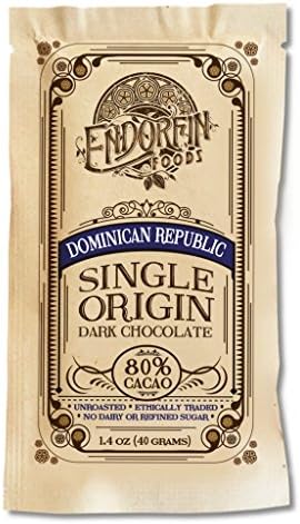 Endorfin Foods Single Origin 80% Dark Chocolate Bar - Dominican Republic - 1