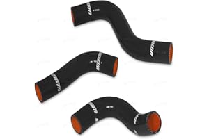 Mishimoto MMHOSE-MIA-90BK Silicone Radiator Hose Kit Compatible With Mazda MX-5 Miata 1990-1993 Black