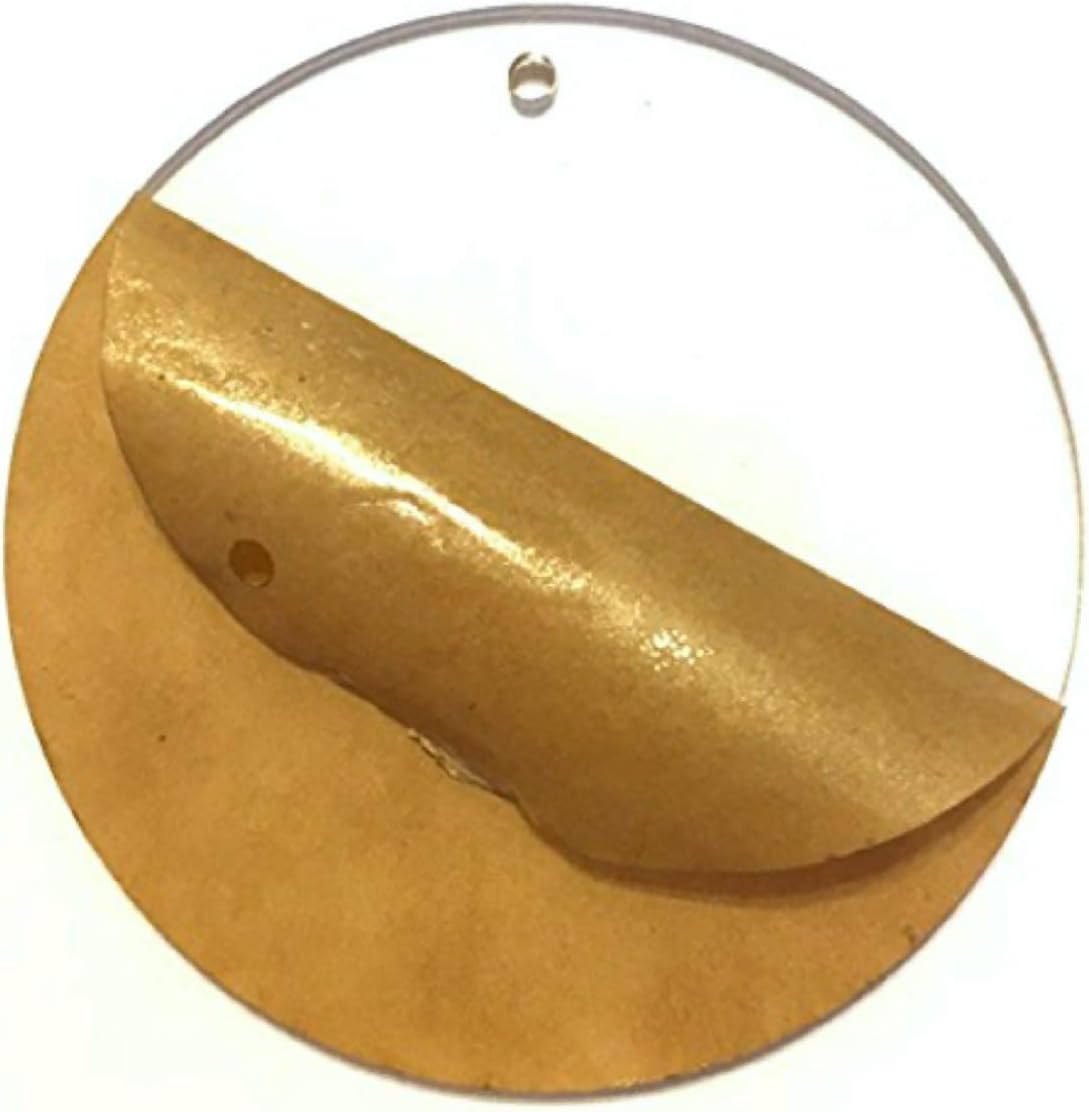 Clear Acrylic Discs By The Chunky Hunk - Set of 25 - Enough Keychains To Start Making Some Serious Side Money - Allows You To Make The Highest Quality Keychains or Jewelry (1.5 inch)