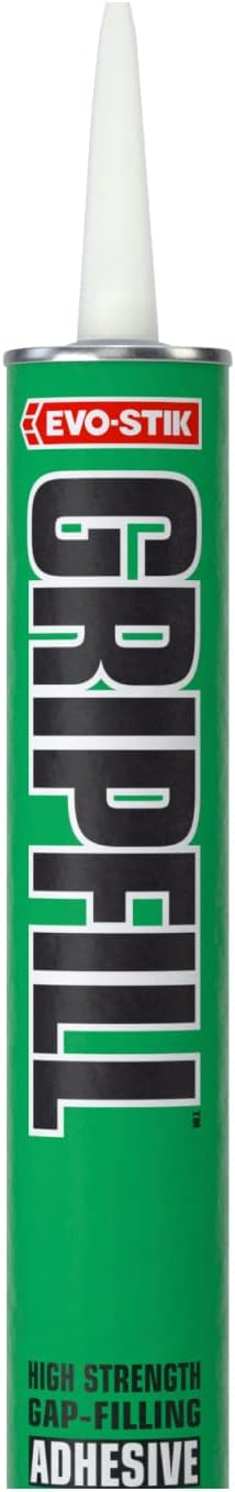 EVO-STIK GripFill Buff 350ml Gap Filling Adhesive Bonds Almost Any Surface