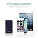 Ultra Slim 5000mAh Portable Charger, Romoss Pocket Friendly Power Bank, Lightweight External Charger Battery Backup for iPhone X/8/8 Plus/7/7 Plus/6/6S,Samsung GalaxyS8 and Android Devices (Dark Blue)
