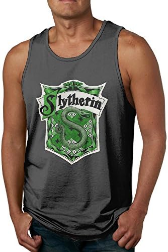 TEEMO Mens Harry Potter Slytherin Summer Tank Top/Vest/Sleeveless