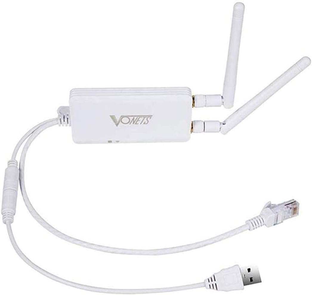 Lychee VAP11S Mini High Power Industrial WiFi Bridge, 2.4G 300Mbps WiFi