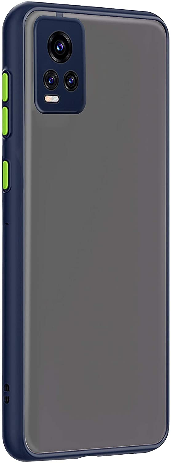 Adorn Back Cover for Vivo V20 Pro Smoke Fashionable Colored Buttons