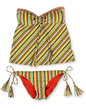 Womens Santiago Shirred 2 Piece Tankini