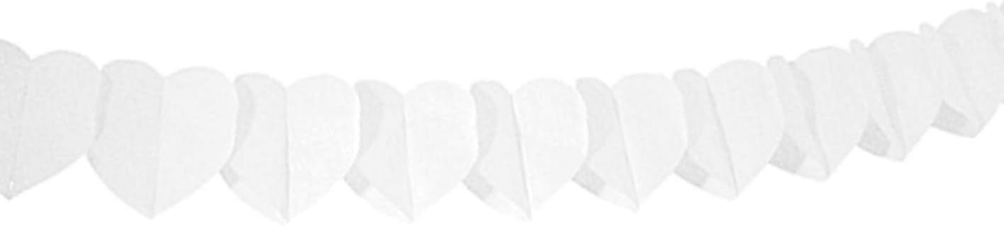 Folat - Garland White Hearts - 6 m
