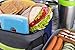 [NEW] Cool Pack, Slim and Reusable Ice Pack for Lunch Box - Freezer Cold Packs for Cooler Bag and Lunch Boxes - Original Long-Lasting Formula - (Blue - 5 Pack)