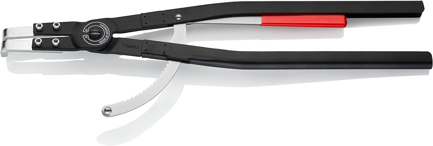 KNIPEX Circlip Pliers for Internal Circlips in Bore Holes Black Powder-Coated 590 mm, 44 20 J51
