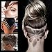 Hair Tattoo Trim Styling Face Eyebrow Shaping Device Wloomm Salon Magic Hair Engraving Pen for DIY Hair Styling, Eyebrows Beards Shaping Silver