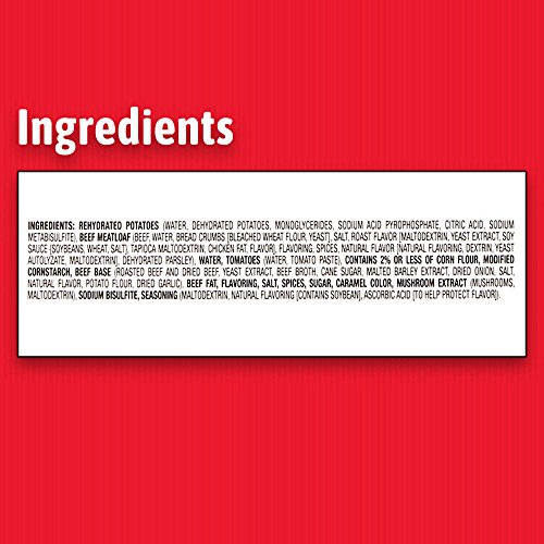 HORMEL COMPLEATS MEATLOAF & GRAVY WITH MASHED POTATOES, 9 OUNCE