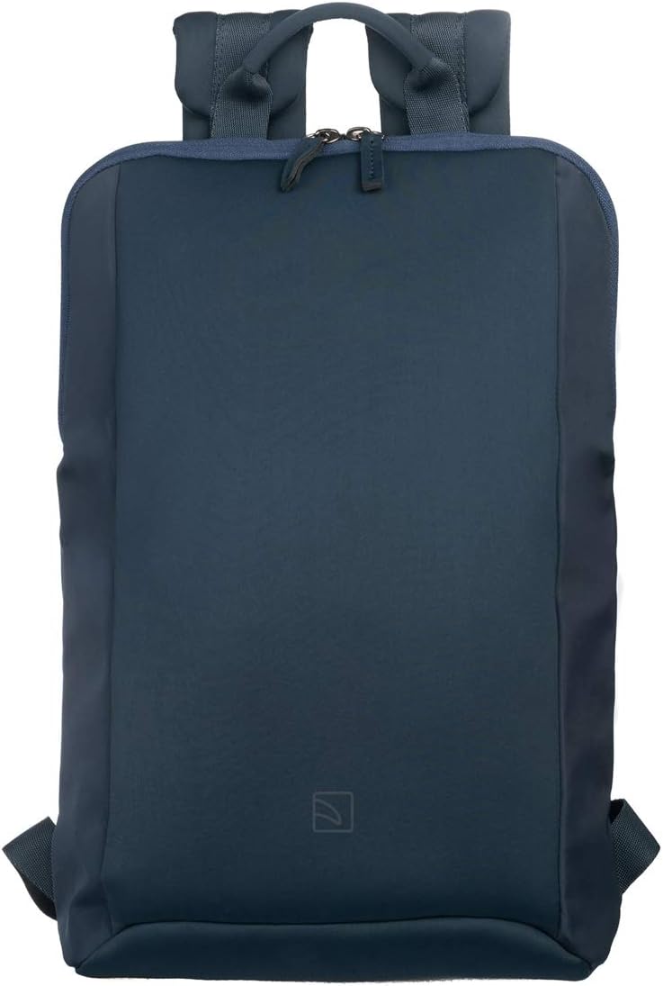 Tucano BFLABK-M-B Nylon And Neoprene Backpack with Internal Laptop Pocket - Blue