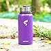 Stainless Steel Insulated Water Bottle - Wide Mouth Leak Proof Vacuum Outdoors Coffee Mug - Ice Cold Up to 24 Hrs / Hot 13 Hrs Double Walled Flask - Laser Marking