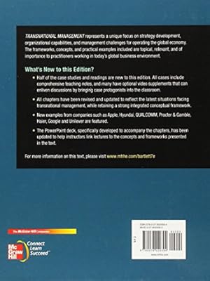 Transnational Management: Text, Cases & Readings in Cross-Border Management (Irwin Management)