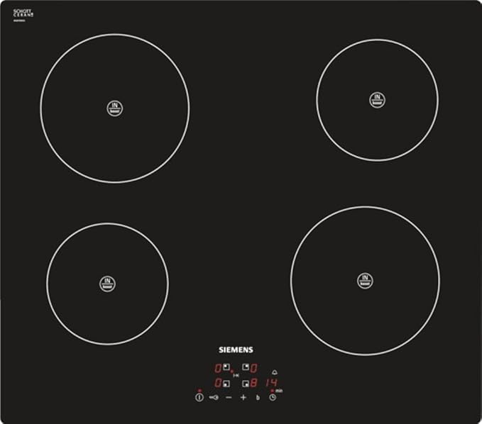 Siemens Eh611ba18e Iq100 Kochfeld Elektro 59 2 Cm Touchcontrol Bedienung Countdown Funktion Schwarz Amazon De Elektro Grossgerate