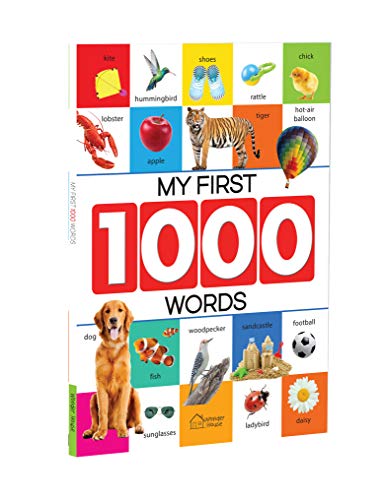 My First 1000 Words Early Learning Picture Book To Learn Alphabet 