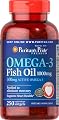 Puritan's Pride Omega-3 Fish Oil 1000 mg (300 mg Active Omega-3)-250 Softgels