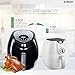 [2019] Air Fryer XL Best 5.5 QT 8-in-1 By (B. WEISS) Family Size Huge capacity,With Airfryer accessories; PIZZA Pan, (50 Recipes Cook Book),Toaster rack, Cooking Divider. XXL