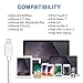 iPhone Charger Eashion Lightning Cable 4Pack 3FT+3FT+6FT+10FT Fast Charger Cord Compatible with iPhone 8 8PLUS X 7 7Plus SE 5 6 6sPlus iPad Mini Air Pro iPod-White