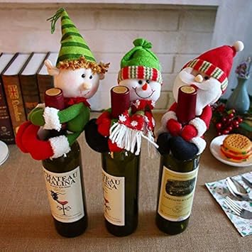 Msq Christmas Decorations Christmas Table Decorations 3pcs Wine