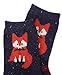 EBMORE Women's Animal Pattern Warm Socks For Winter (Fox Stripe),Free size