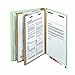 Smead End Tab Classification File Folders with SafeSHIELD Fasteners, Letter Size, Straight Cut, 2 Dividers, Gray/Green, 10 Per Box (26810)
