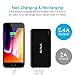 Built-in [Apple MFi Certified] Lightning Cable OLALA S102-i 10000mAh Portable Charger Ultra Compact Power Bank for iPhone, Samsung and More (Black)