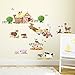 DECOWALL DWL-1407N Pony Club and Farm Animals Kids Wall Stickers Wall Decals Peel and Stick Removable Wall Stickers for Kids Nursery Bedroom Living Room Decor