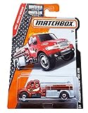 Matchbox, 2016 MBX Heroic Rescue, Freightliner M2 106 Fire Truck [Red] 60/125