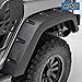 EAG 07-18 Jeep Wrangler JK Front + Rear Fender Flares Wheel Cover Pocket Rivet Style