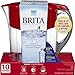 Brita Grand Water Filtration Pitcher, Red