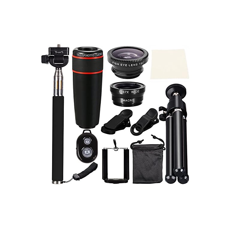 Kit Objectifs Pro HD Pour Canon EOS M EF-M - Grand-angle Et Téléobjectif - Neuf