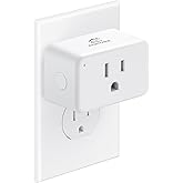 EIGHTREE Mini Smart Plug 15A, Smart Plugs That Compatible with Alexa & Google Home & SmartThings, No Hub Required with Remote