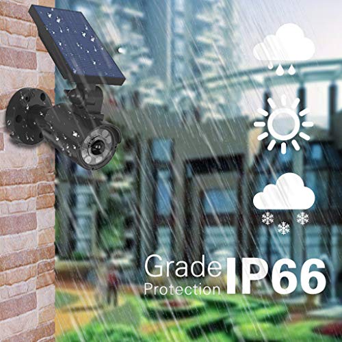 image for Mike Franklins Solar Motion Sensor Wall Light, 800 Lumens 8 LED Spotli