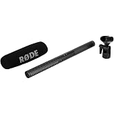 Rode NTG-2 Multi-Powered Shotgun Microphone,Black | Dual power condenser with supercardioid pattern for film, video and voice-over
